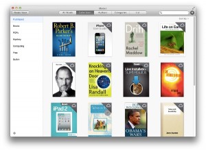 iBooks can be used to sync your literature across all of your platforms. 