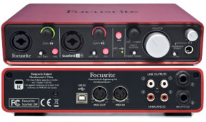 Two channel USB audio interface.