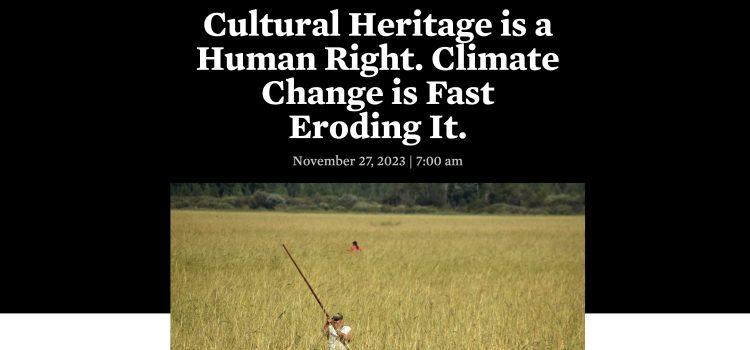 Cultural Heritage as a Human Right
