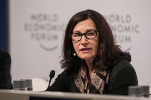Jane Fountain WEF press conference