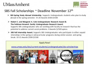 SBS Fall Scholarships
